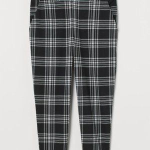 H&M  Pull-on jersey Pants black and white